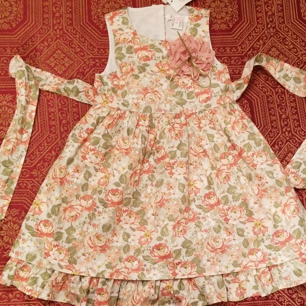 🆕️Sweet Charlotte 100% cotton floral dress